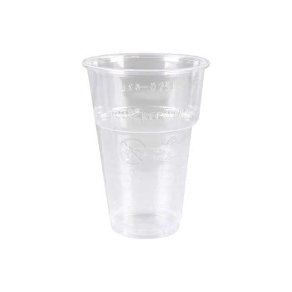 Bierglas PP helder 20cl./25cl. a1000 (proppy)