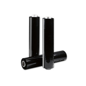 Strechfolie zwart 50cm.x300m.