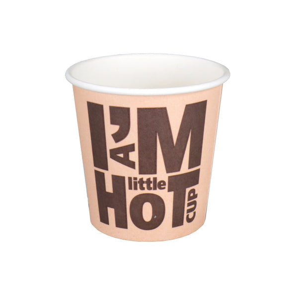 Depa kartonnen beker I'm a hot cup 100ml. a50