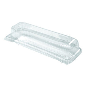Baguette tray klein helder 23cm. 4x25st