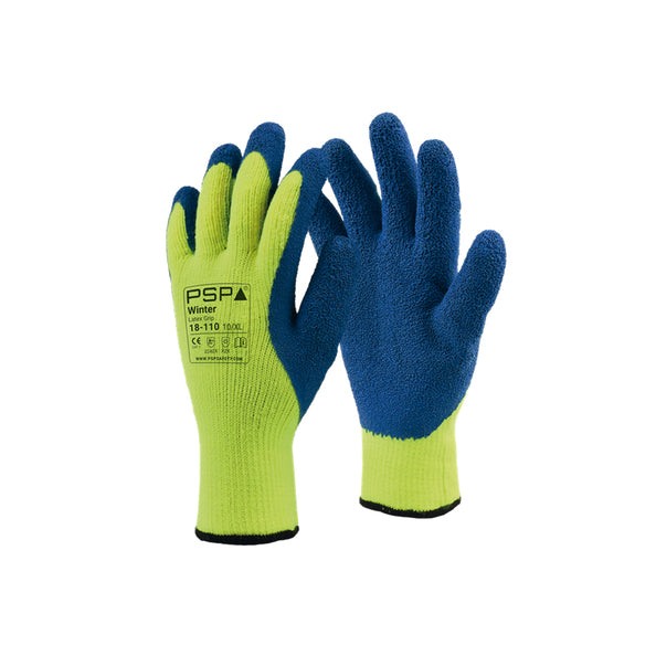 PSP 18-110 winter latex blue/yellow mt 10 12 paar