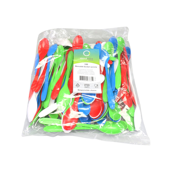 Circulware Reusable sorbetlepel assorti 175mm a100
