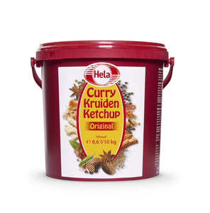 Hela curry kruiden ketchup 10kg.