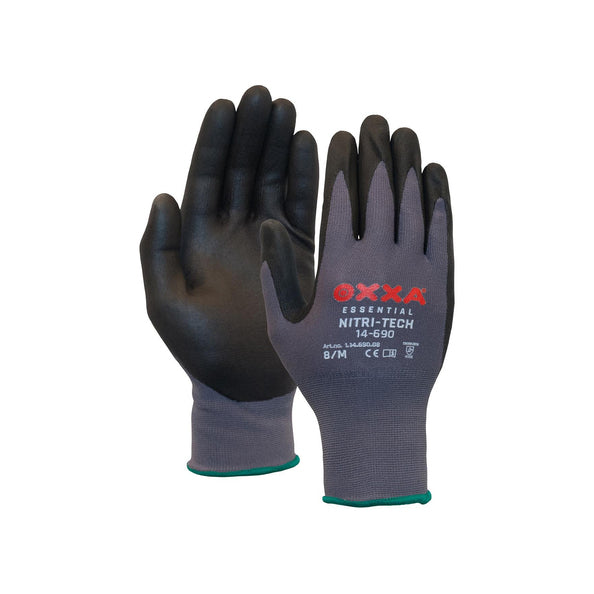 M-Safe Oxxa handschoenen nitri-tech zwart maat 10