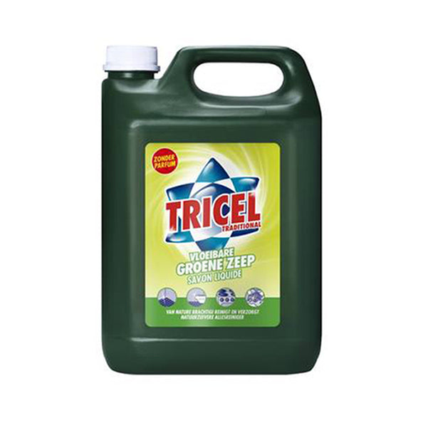 Tricel traditional vloeibare groene zeep 5ltr.