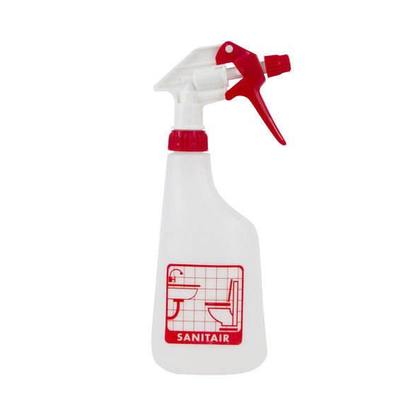 Sprayflacon compleet rood sanitair 600 ml