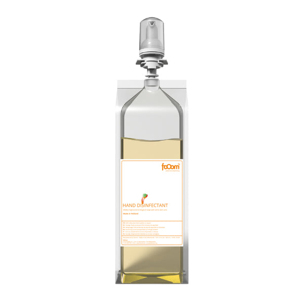 Fooom desinfectie handgel zak touchfree 1ltr. a6