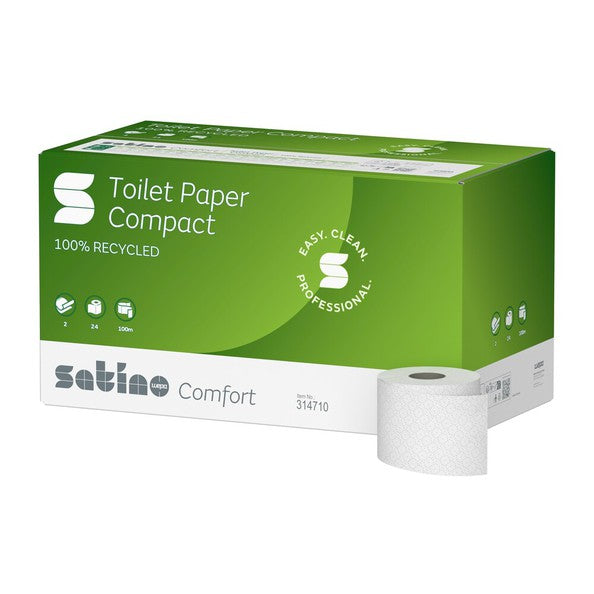 Satino toiletpapier compactrol 2lgs 24x100 meter