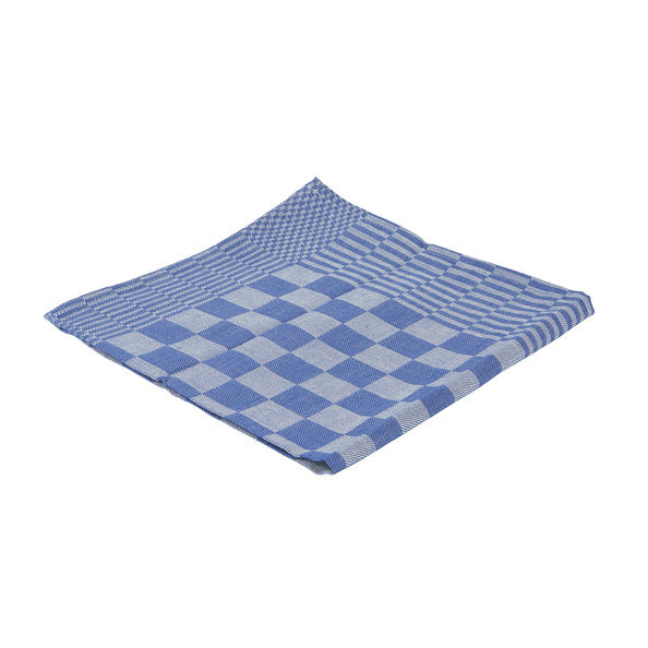 Betra theedoek blok blauw 65x65cm. a6