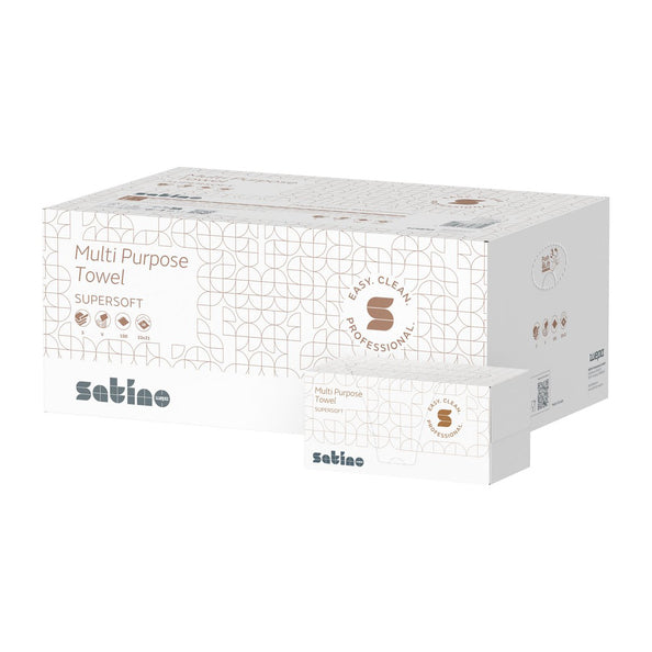 Satino multifunct. doek in doos 2-lgs 200vel a15