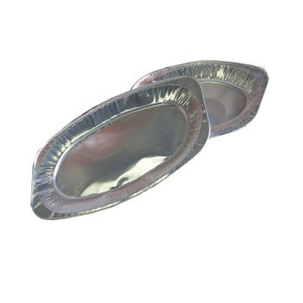 Cateringschaal aluminium ovaal 45x29 cm a10
