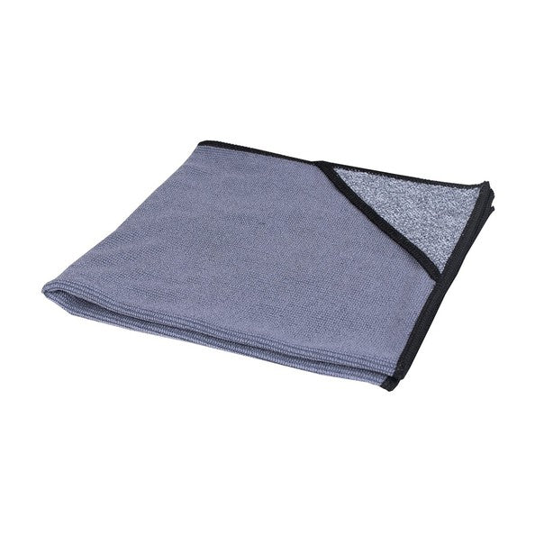 Wecoline Weco microvezeldoek allure grijs met scrubhoek a10