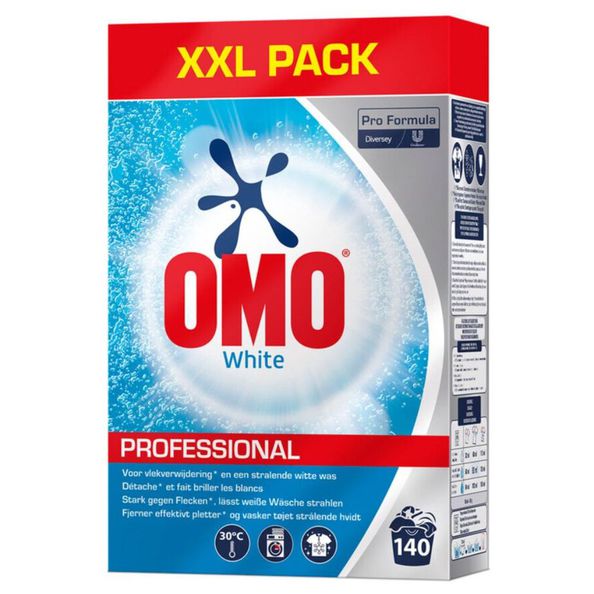 Omo prof white 140 wasbeurten 7kg.