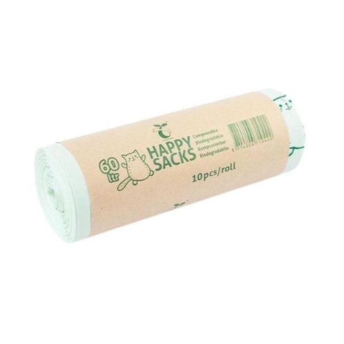 Afvalzak bio 60x80cm 60ltr T30 24x10st