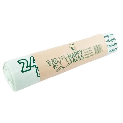 Afvalzak Bio wit 115x140cm T18 240ltr 15x10st