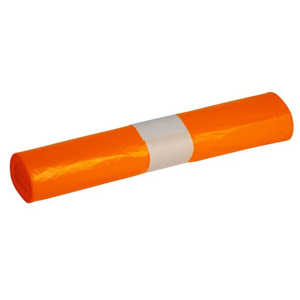Afvalzak oranje 58x100cm T23 25x20st