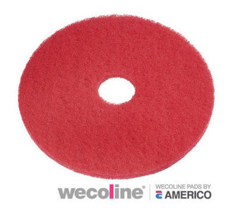 Weco vloerpad rood 14 inch a5