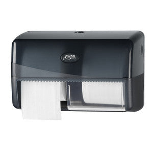 Euro Products Euro pearl black duo toiletrolhouder coreless