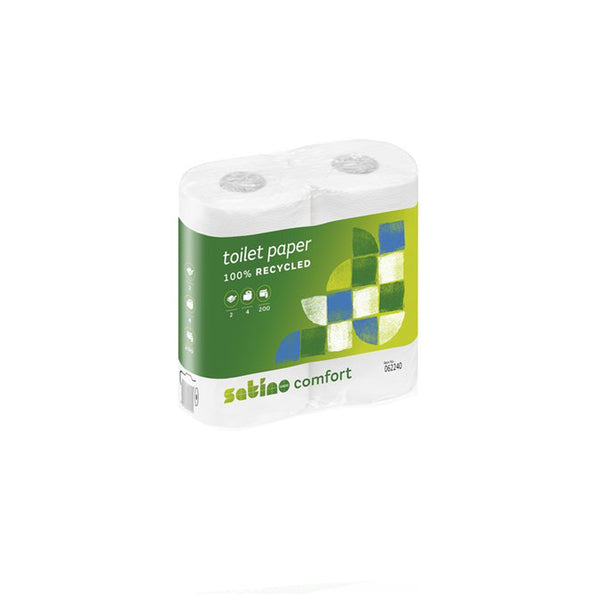 Satino comfort toiletpapier 2lgs 200vel 12x4rol
