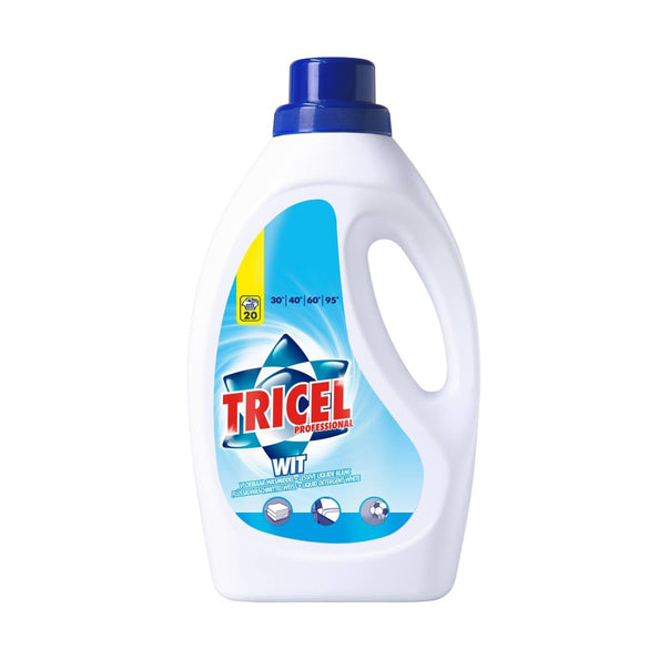 Tricel prof. wit vloeibaar wasmiddel 1.5ltr. a6