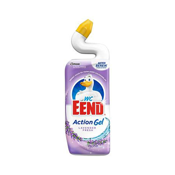 WC-eend toiletreiniger lavendel fresh 750ml.