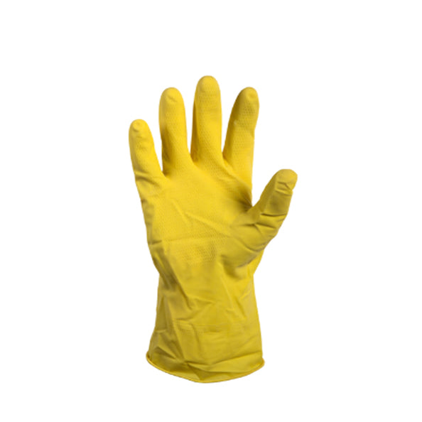 Comfort Huishoudschoen rubber geel S 1 paar