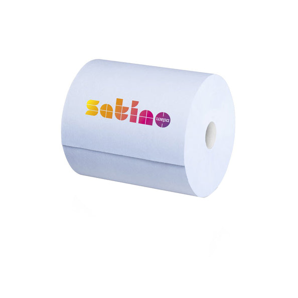 Satino poetsrol industr. blauw 2lgs 2x350 meter