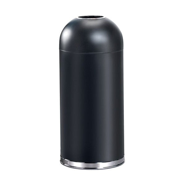 Afvalbak open top zwart 55 liter