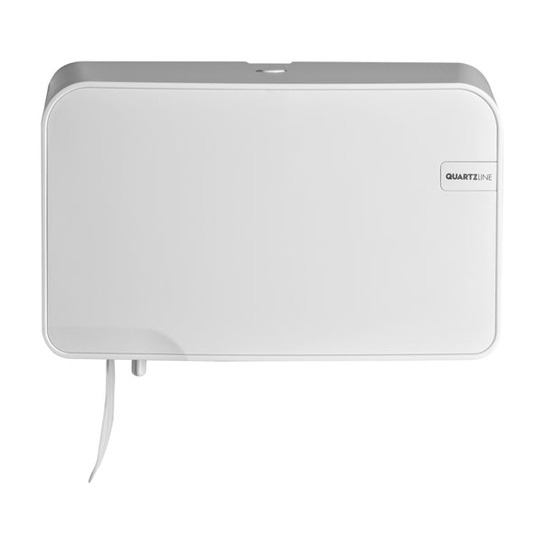 White quartz duo toiletrolhouder coreless