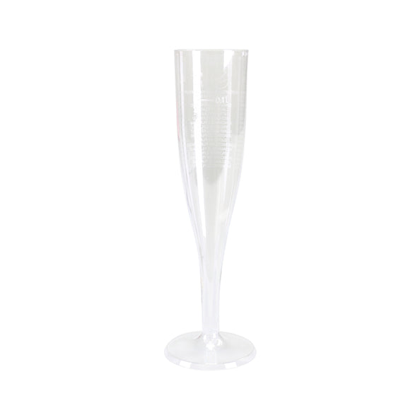 Depa plastic champagneglas glashelder 100ml. a100