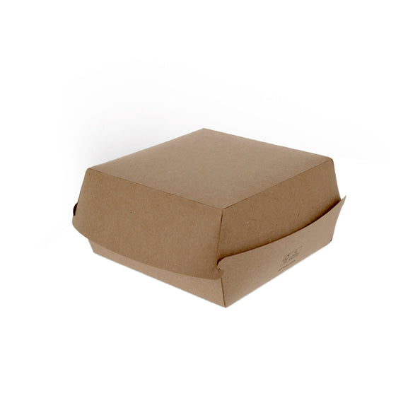 Hamburgerbak extra groot FSC kraft a300