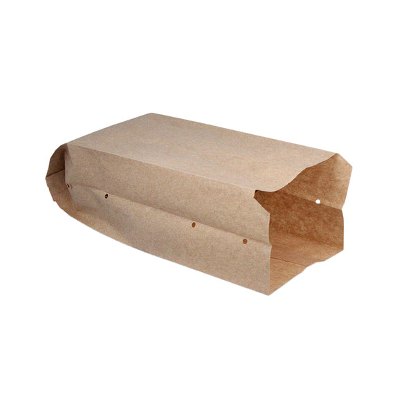 Snackzak kraft nr. 25 (0.5 pond) geperforeerd 10kg
