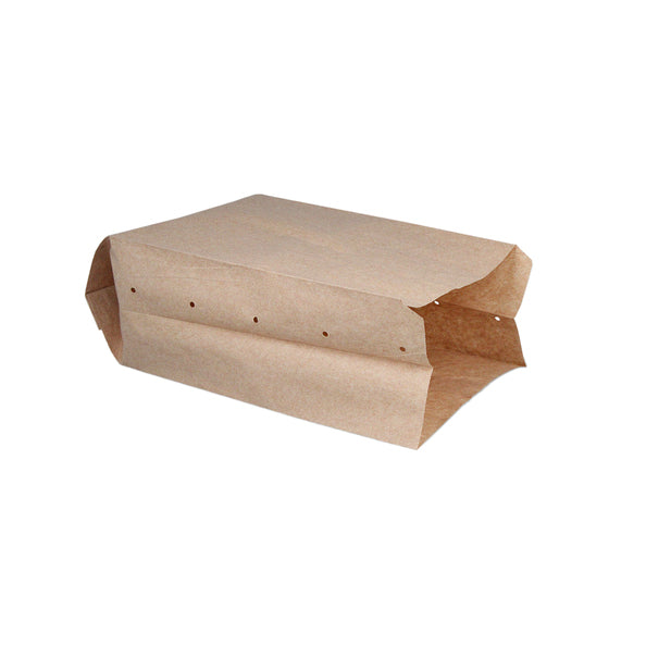 Snackzak kraft nr. 28 (2 pond) geperforeerd 10kg.