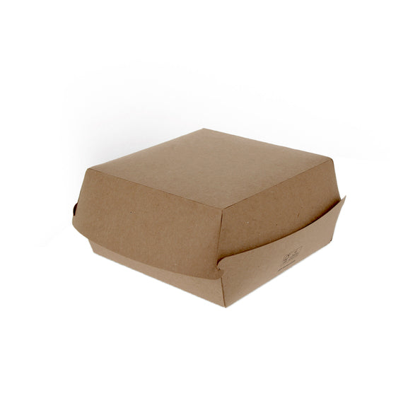 Hamburgerbak extra groot FSC kraft a50