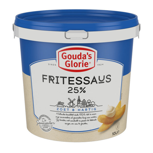 Gouda's glorie fritessaus blauw 25% 10ltr.