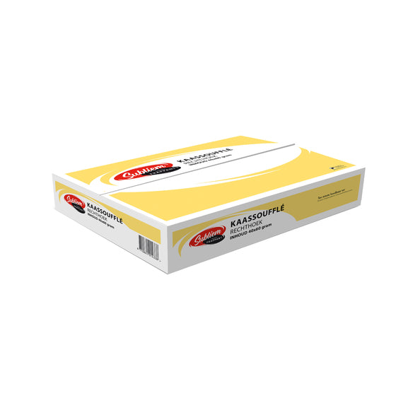 Subliem kaassouffle rechthoek 60gr. a40