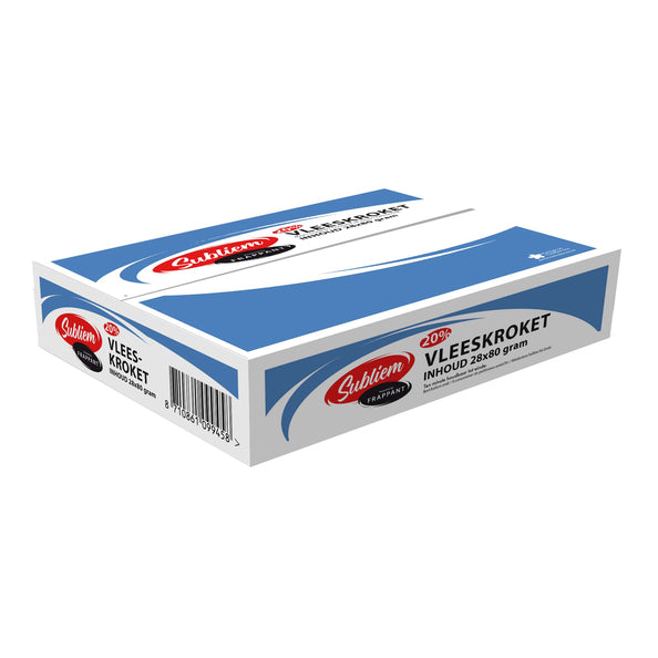 Subliem vleeskroket 20% 80gr. a28