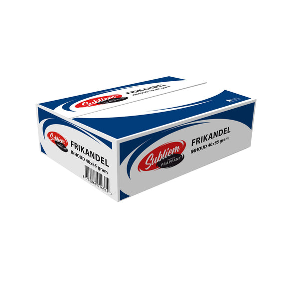 Subliem frikandel donkerblauw 85gr. a40