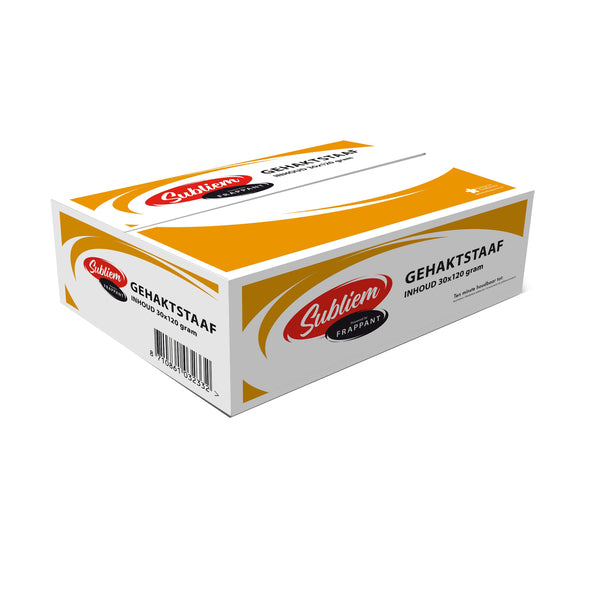Subliem pikante gehaktstaaf 120gr. a30