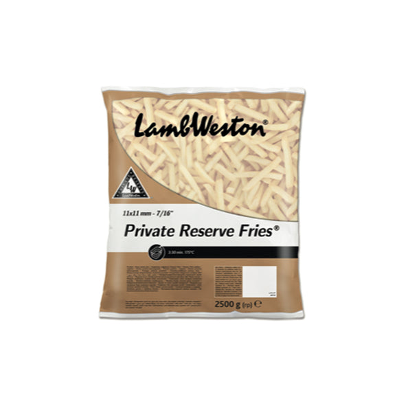 LambWeston private reserve fries 11 x 11 mm 2.5 kg